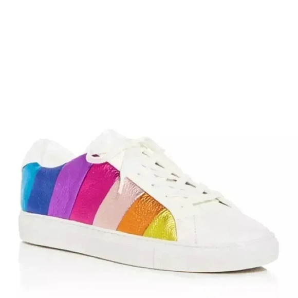 KURT GEIGER LONDON Women's Lane Stripe Low-Top Sneakers